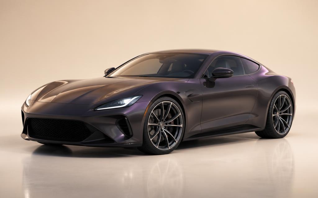 Studio render of a sporty two-door coupe